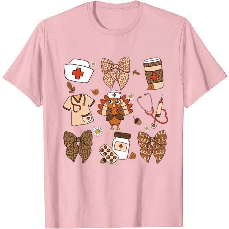 Loving Thanksgiving Nurse T-shirt