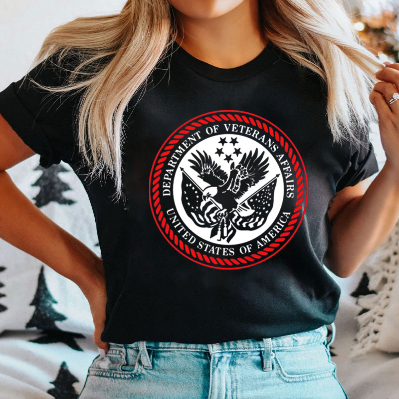 Department Of Veterans Affairs United States Of America Nurse T-shirt