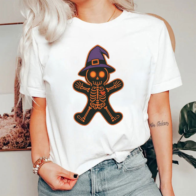 Skeleton Gingerbread Witch T-Shirt