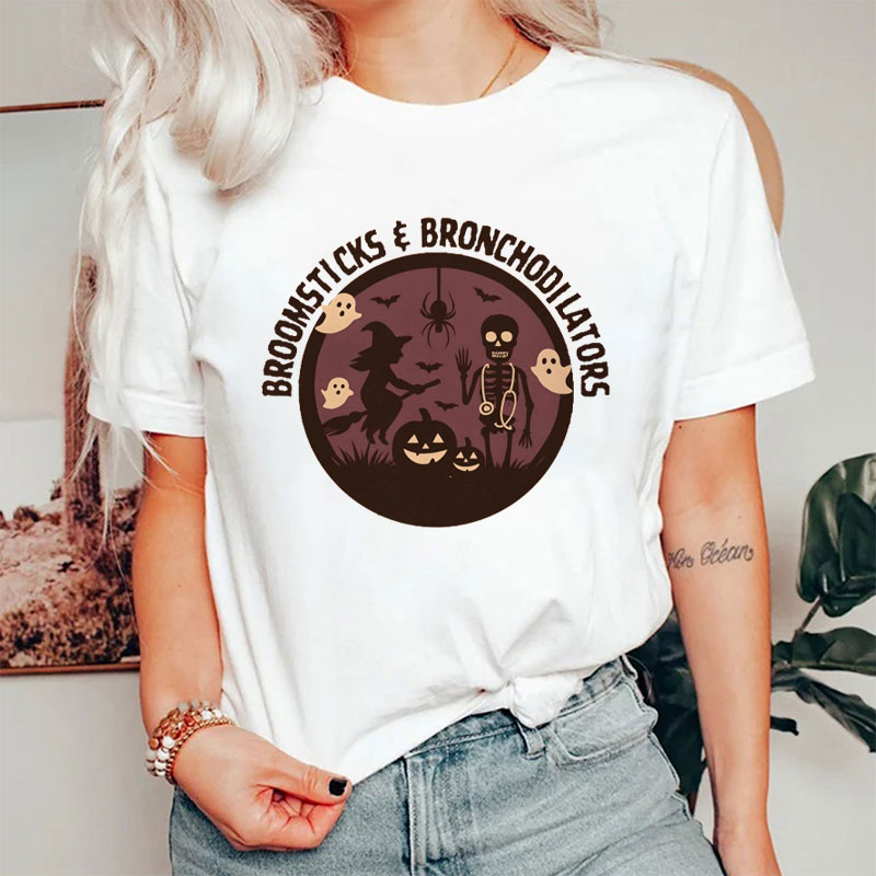 Broomsticks and Bronchodilators T-Shirt