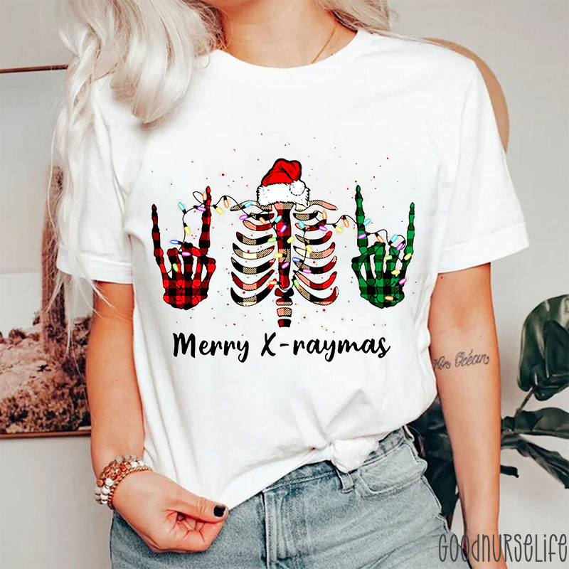 Merry X-raymas Nurse T-shirt