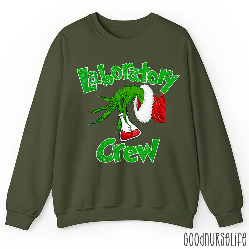 Hand Laboratory Crew Sweatshirt