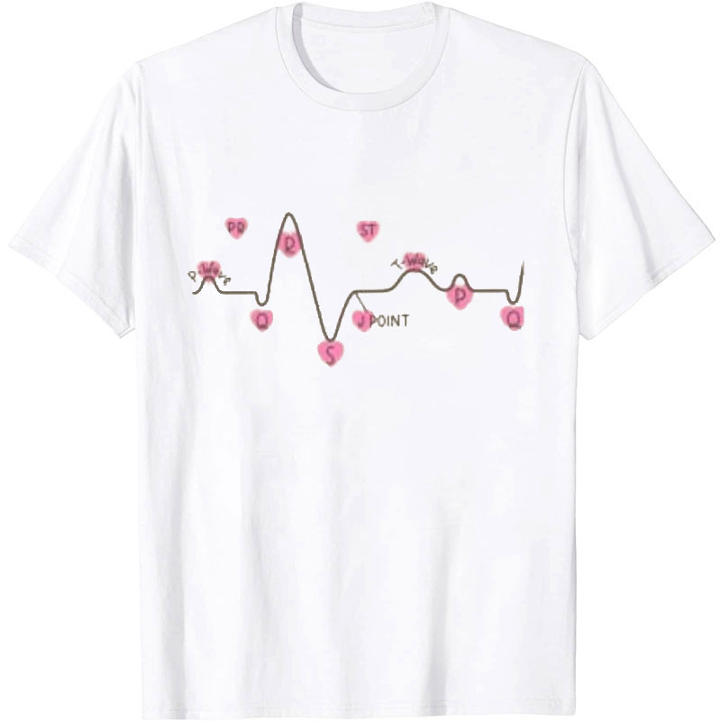 ECG Signals Nurse T-Shirt