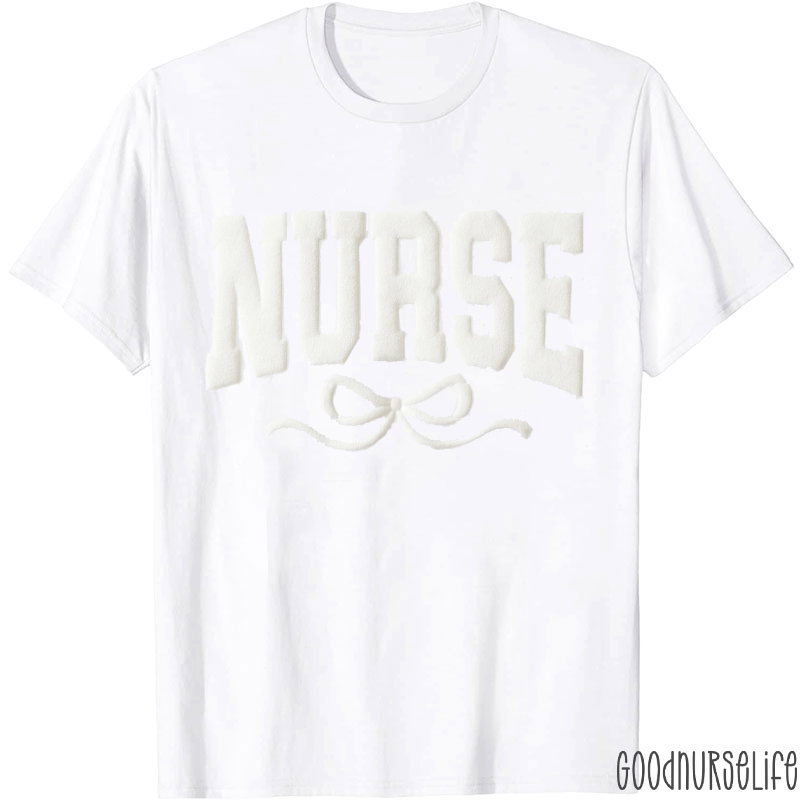 Bow Tie Puff Nurse T-shirt