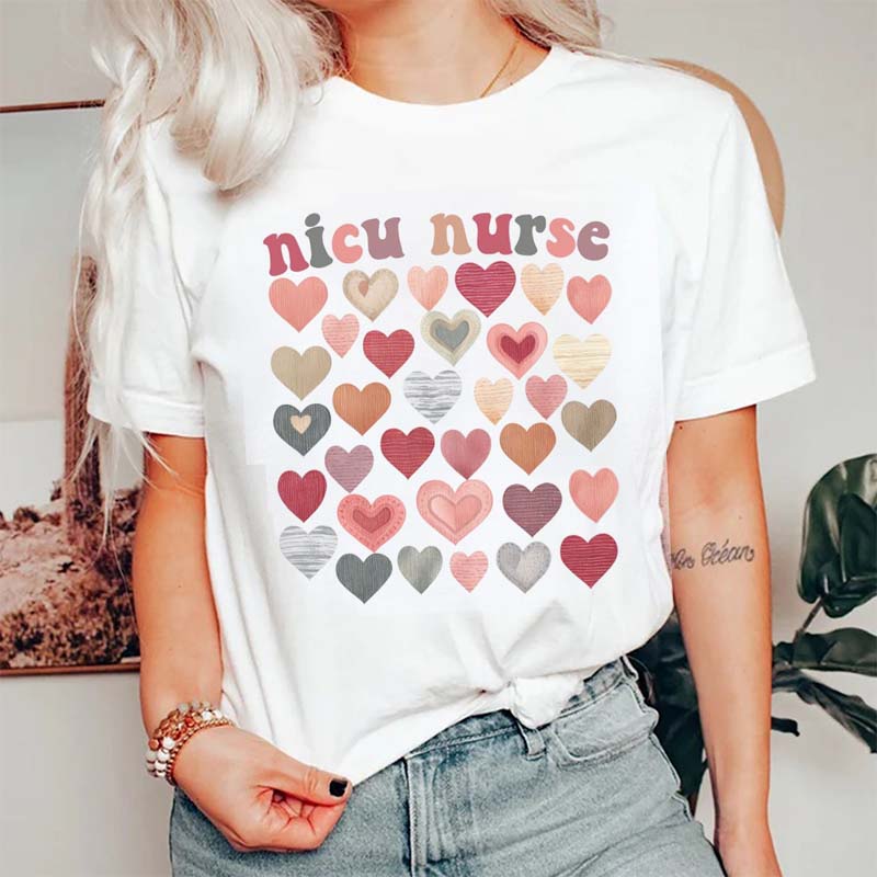 Nicu Hearts Nurse T-Shirt