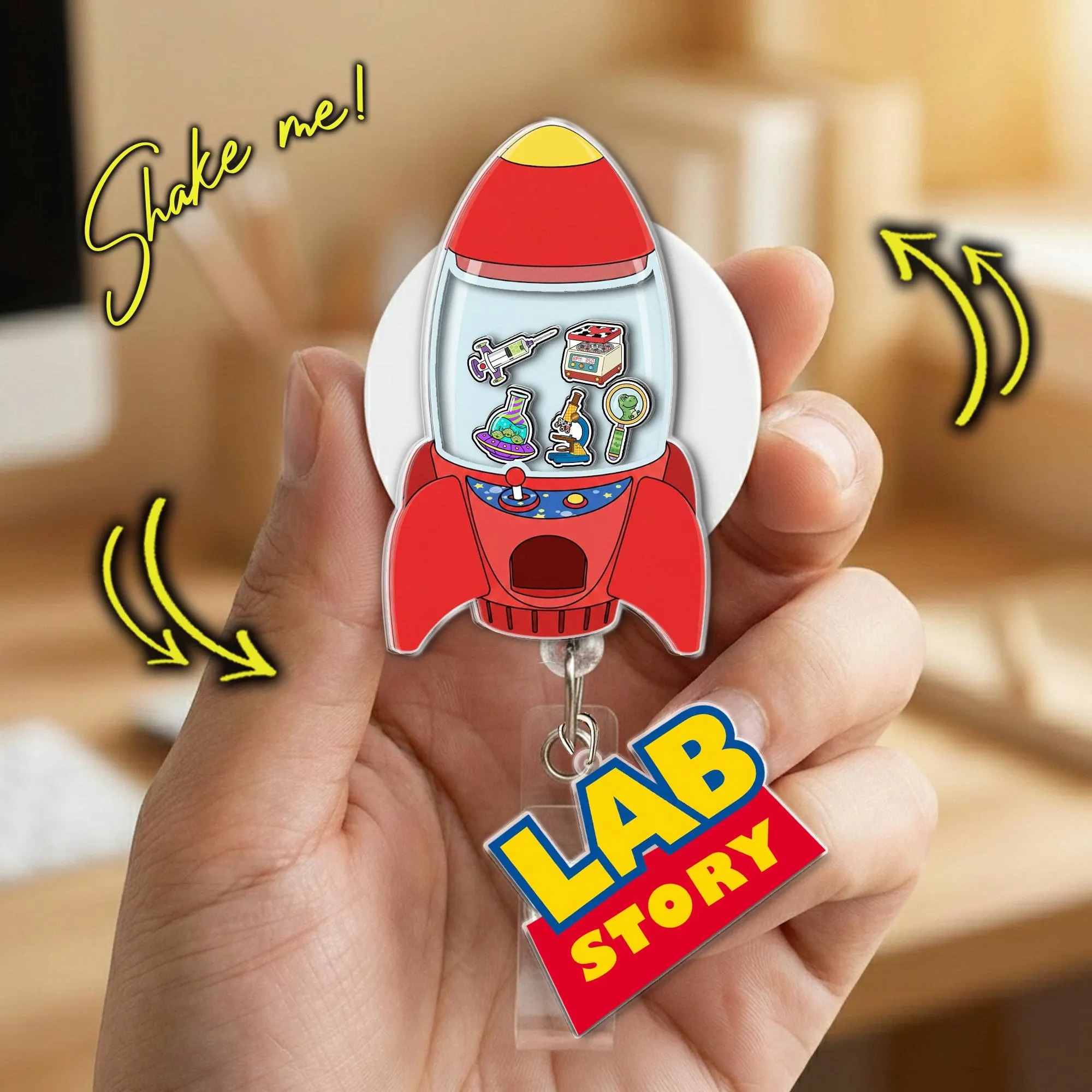 Lab Story Lab Week Shaker Badge Reel