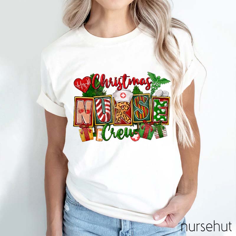 Christmas Crew Nurse T-Shirt