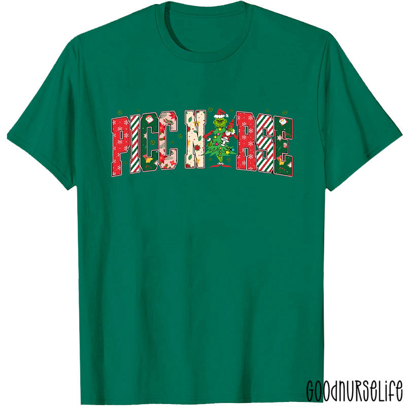 Personalized Specialty Christmas Tree Nurse T-Shirt