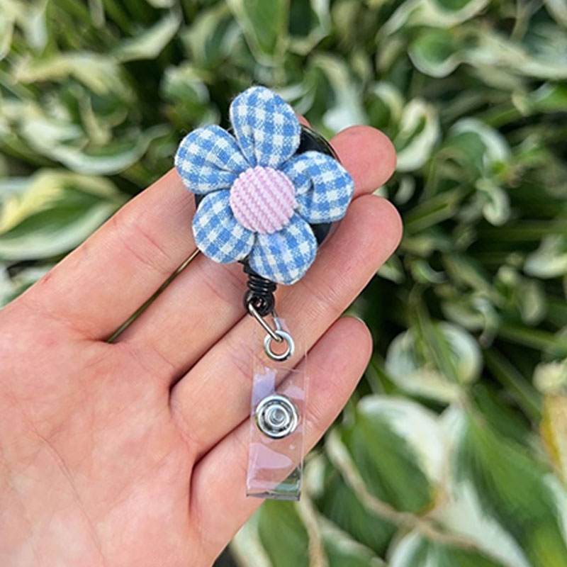 Cute Flower Badge Reel