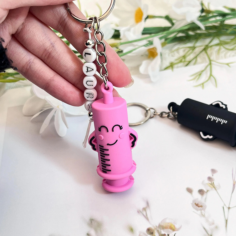 Personalized Name Ampule Openers Nurse Keychain