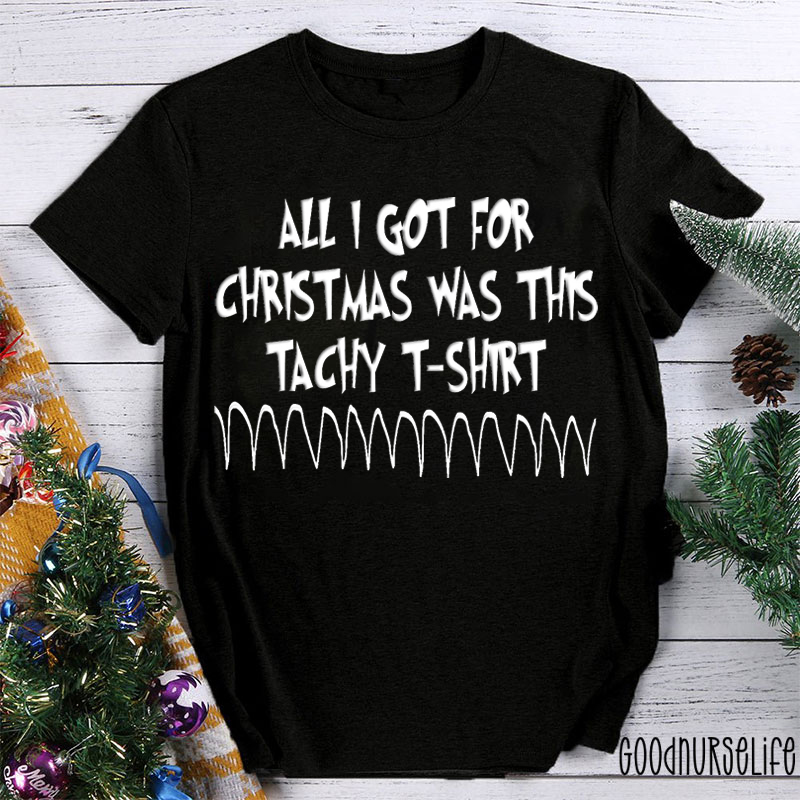 Tachycardia Nurse Christmas T-Shirt