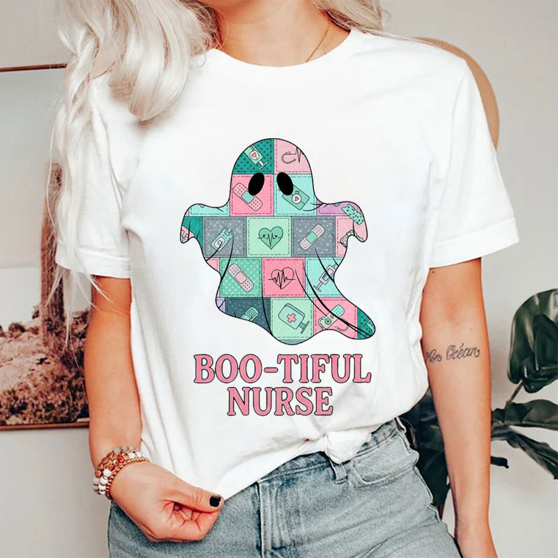 Boo-Tiful Ghost Nurse T-Shirt
