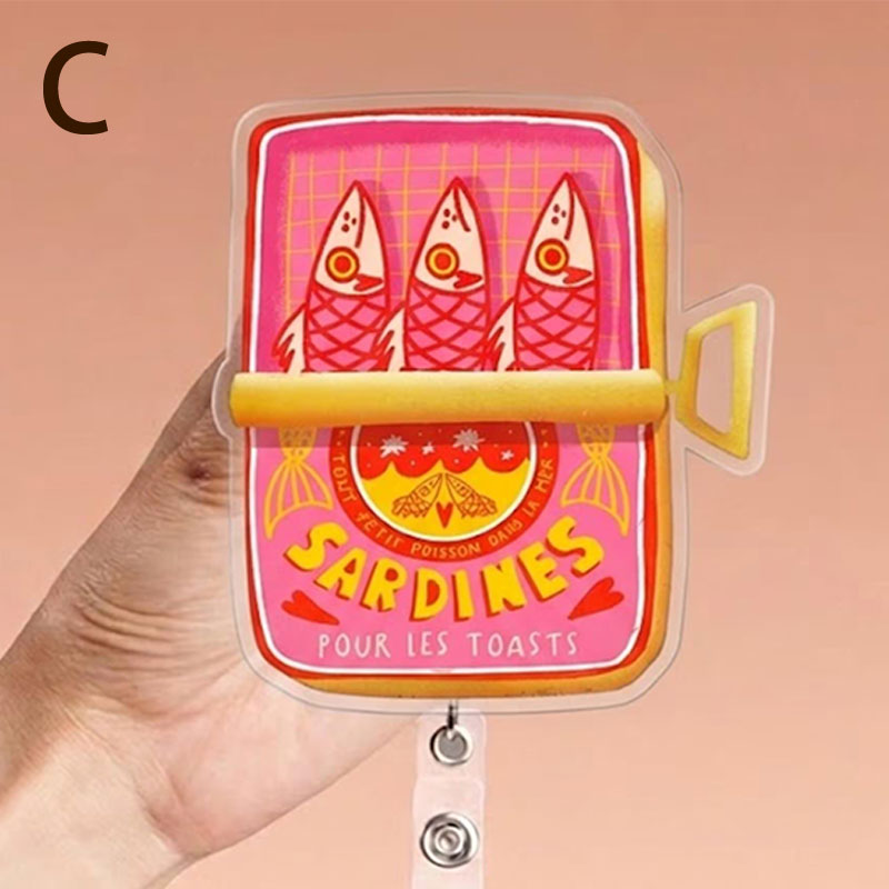 Sardine Can Badge Reel