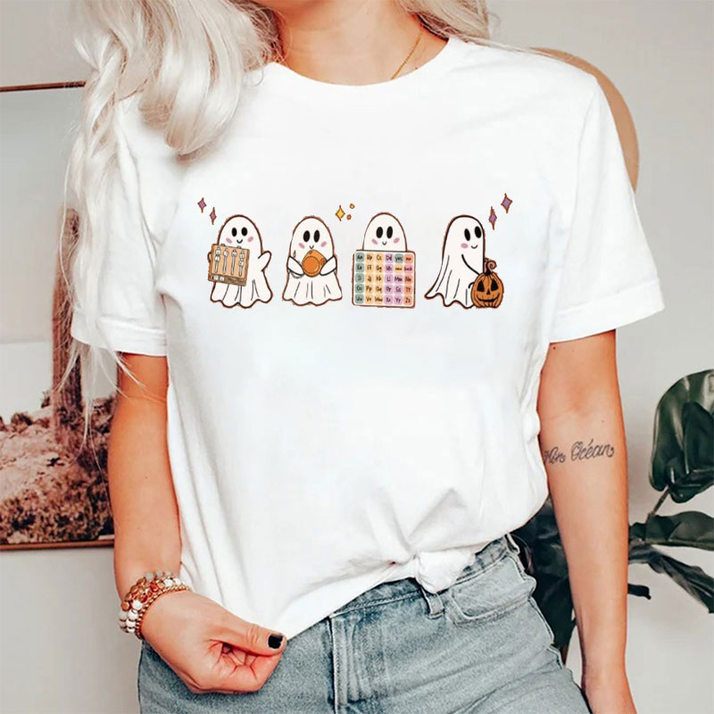 Four Cute Halloween Ghosts T-Shirt