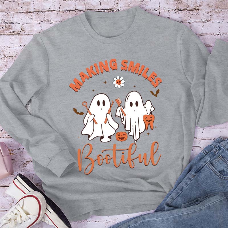 Making Smiles Bootiful Dental Long Sleeve T-Shirt