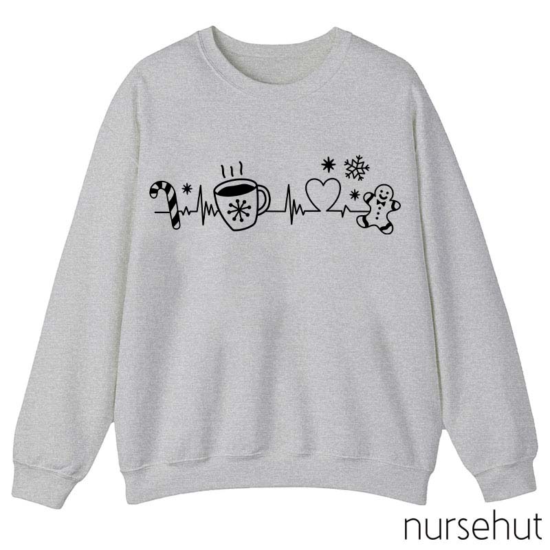 Christmas Heartbeat Nurse Sweatshirt