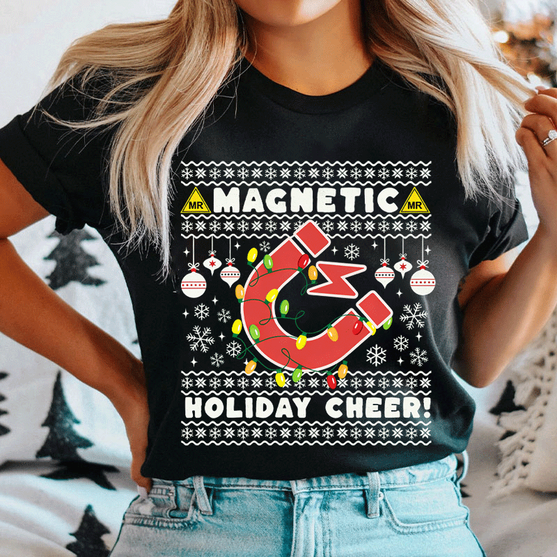 Magnetic Holiday Cheer Radiology T-shirt