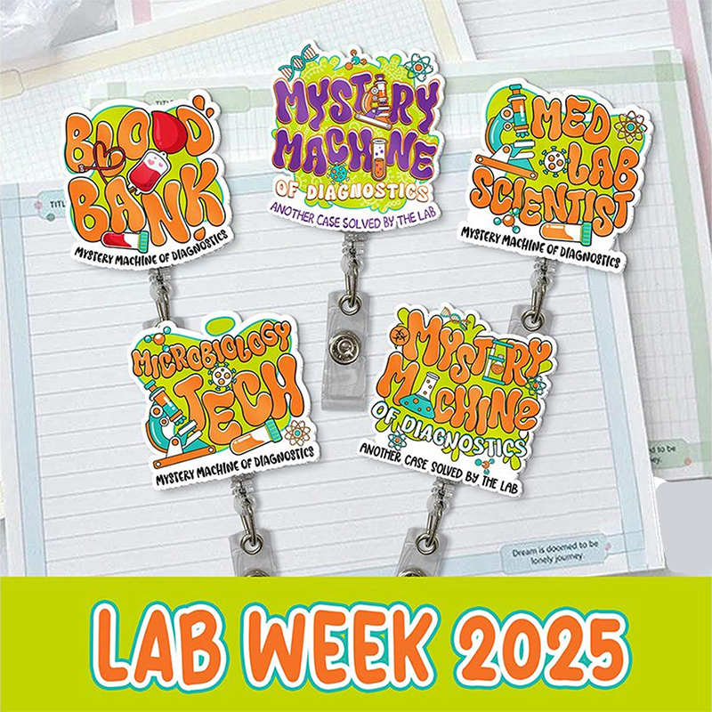 Lab Week Nurse Badge Reel
