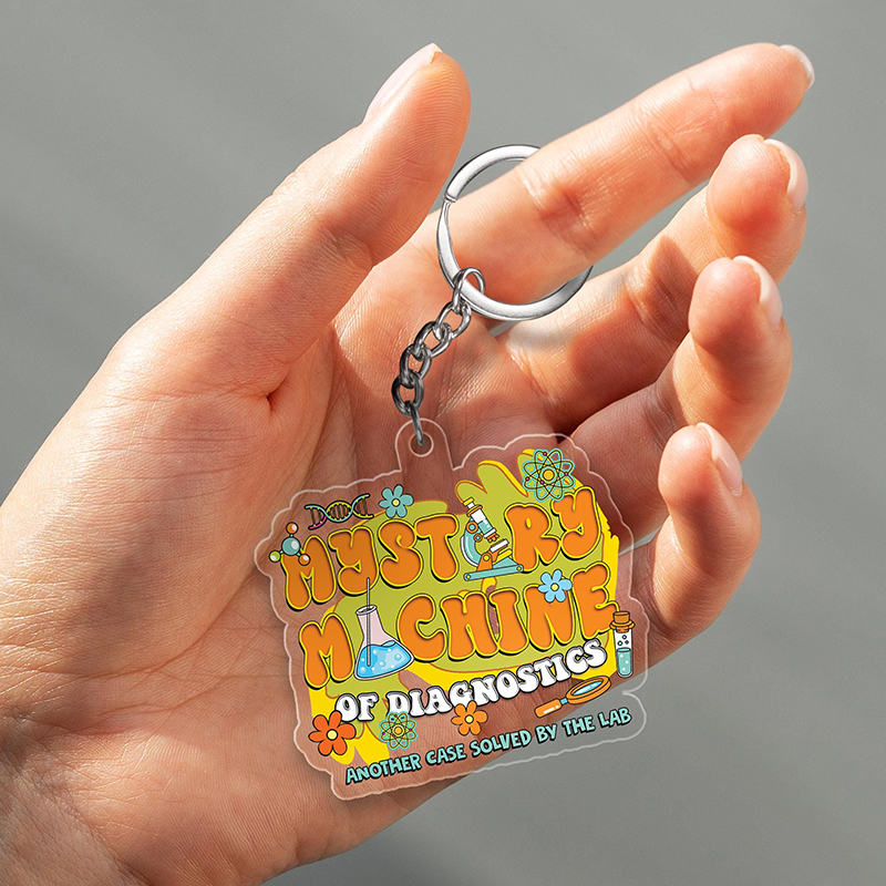 Lab Week Acrylic Nurse Keychain