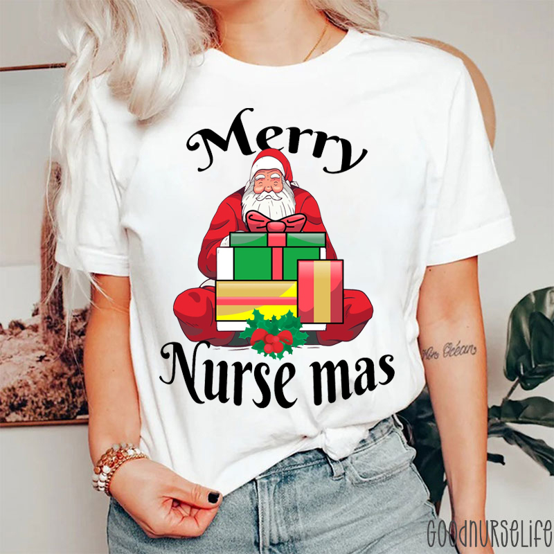Merry Nurse Mas Christmas T-Shirt