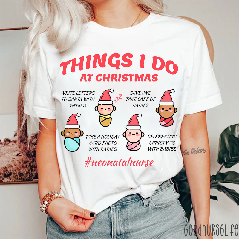 Nicu Nurse Christmas T-Shirt