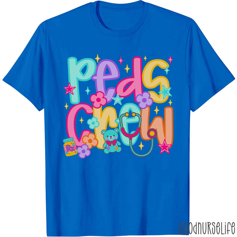 Peds Crew Nurse Pediatric Nurse T-Shirt