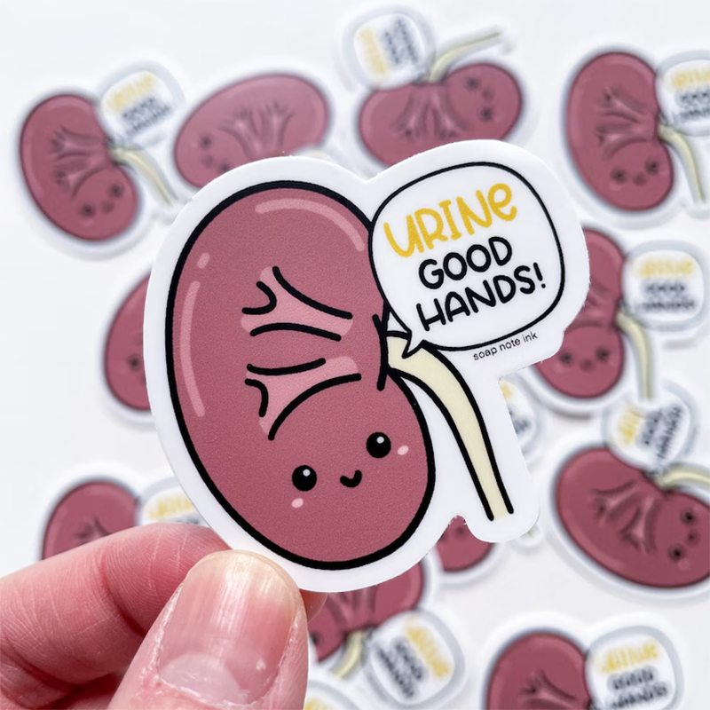 Urine Good Hands Nurse Stickers