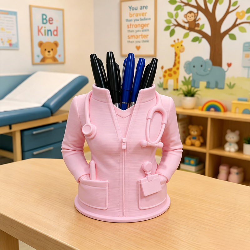 3D Printed Lab Coat Pen Holder