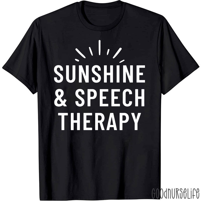 Sunshine & Speech Therapy T-Shirt