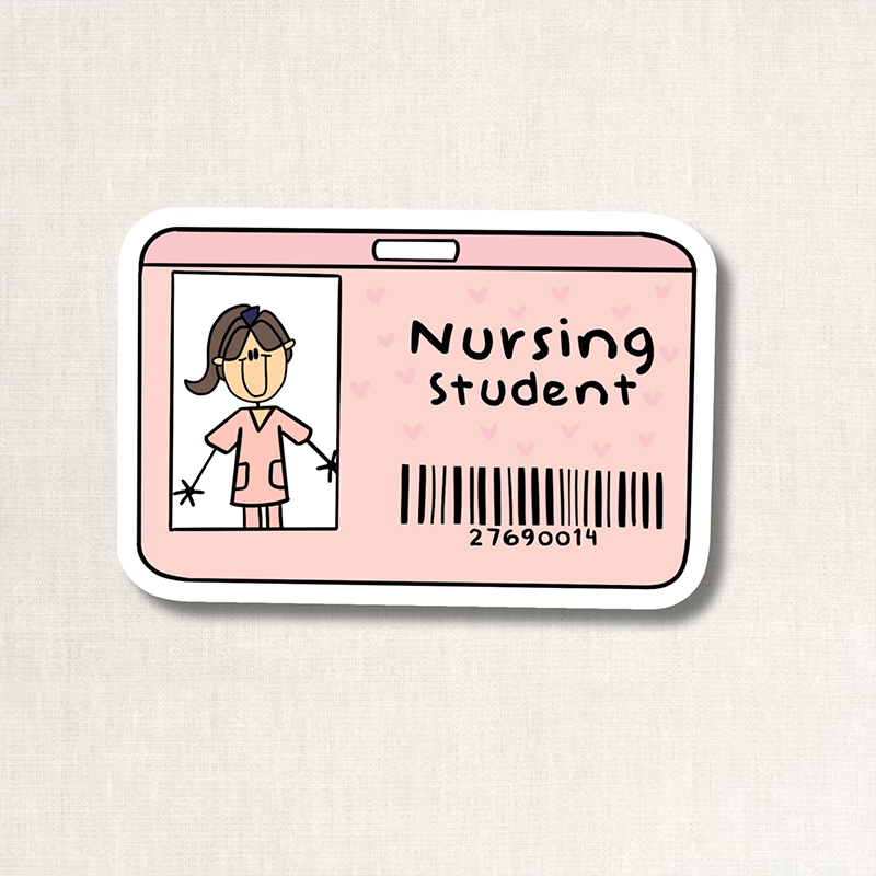 Nursing Student Badge Nurse Stickers