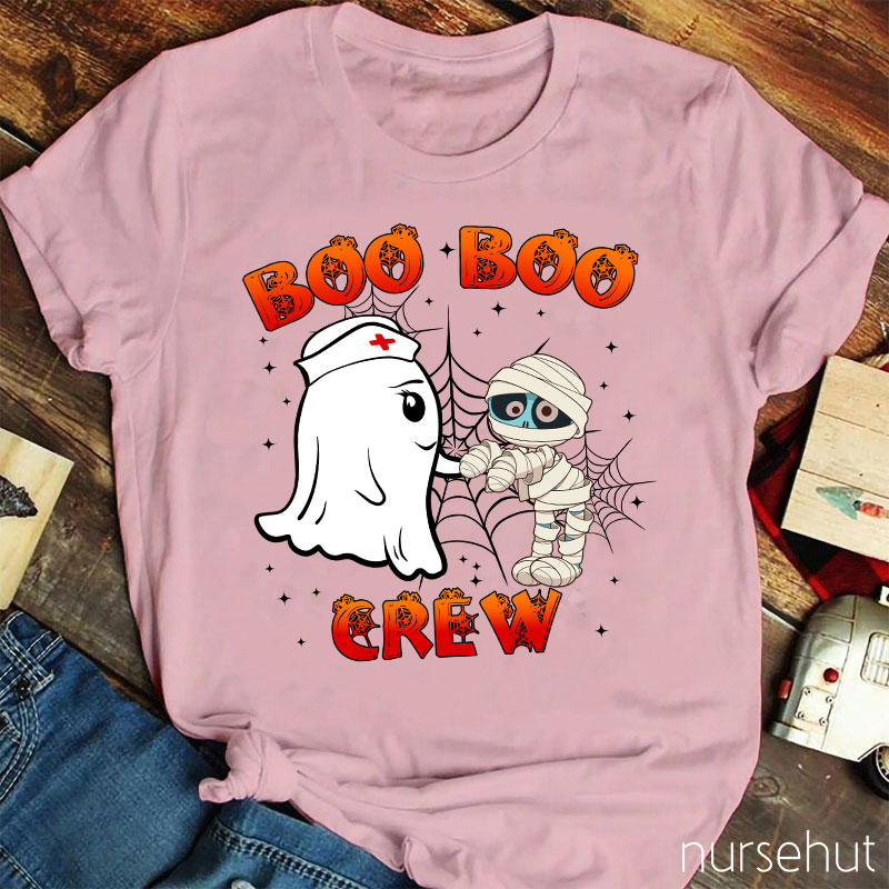 Boo Boo Crew Ghost Nurse T-Shirt