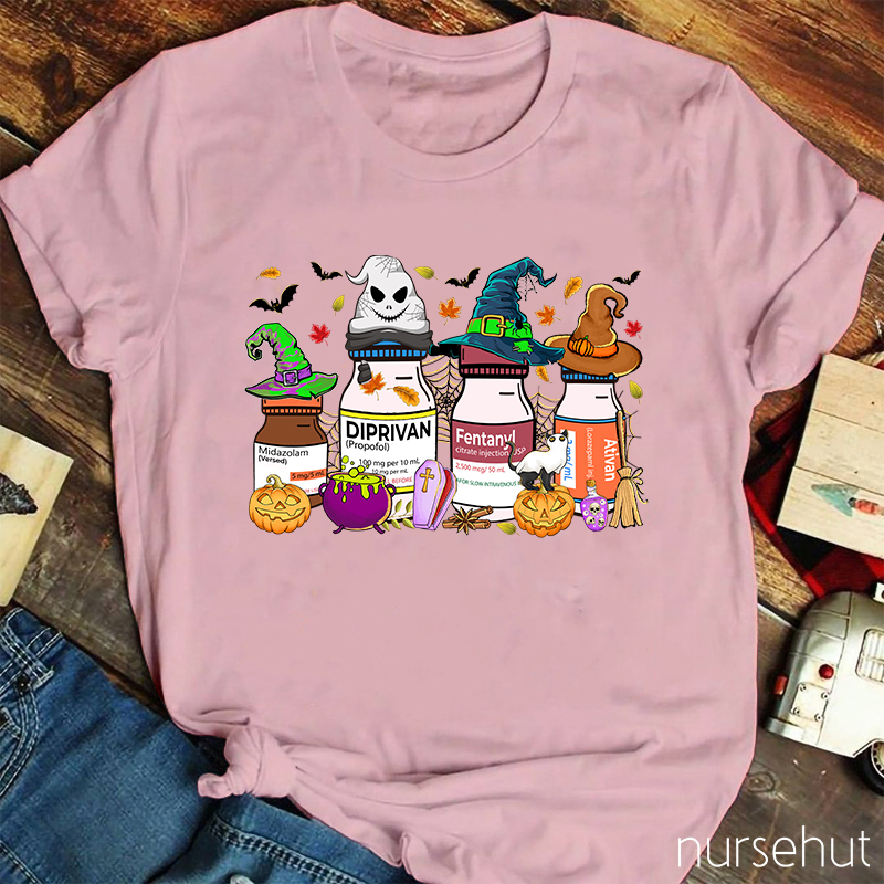 Happy Halloween Pharmacist Nurse T-Shirt
