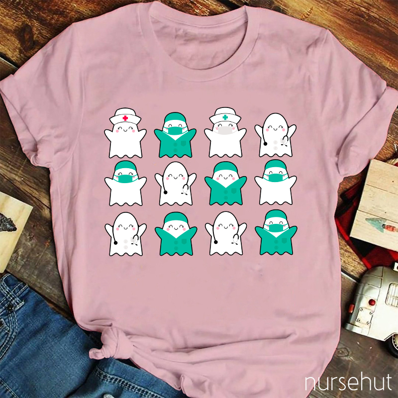 Nurse Ghosts Nurse T-Shirt