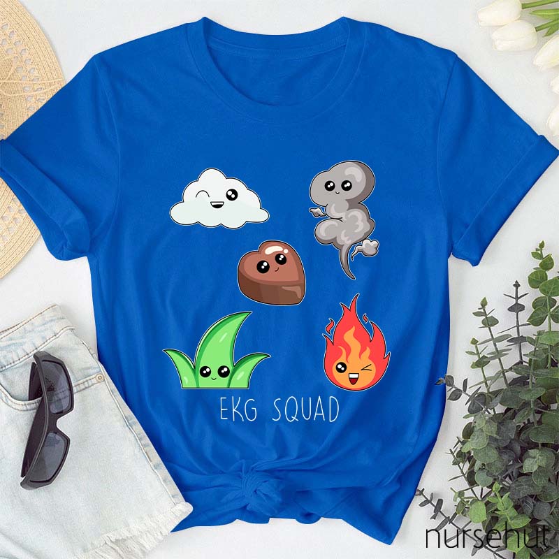 Ekg Squad Nurse T-Shirt
