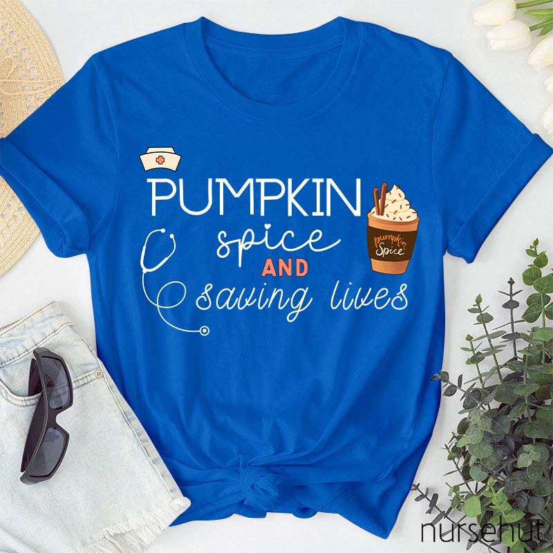 Pumpkin Spice Nurse T-Shirt