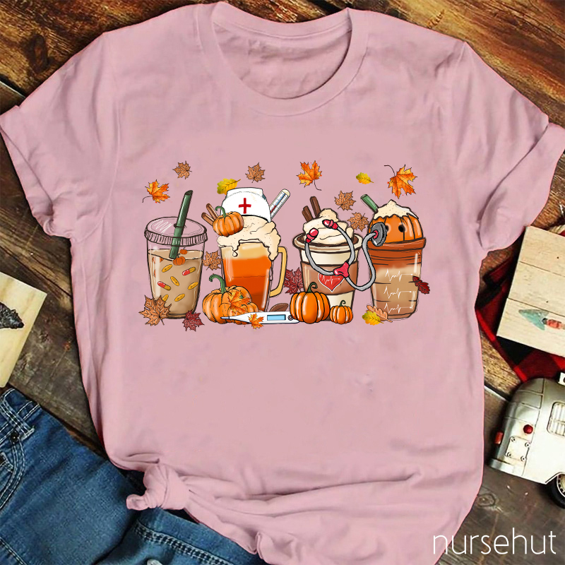 Propofol Pumpkin Spice Nurse T-Shirt