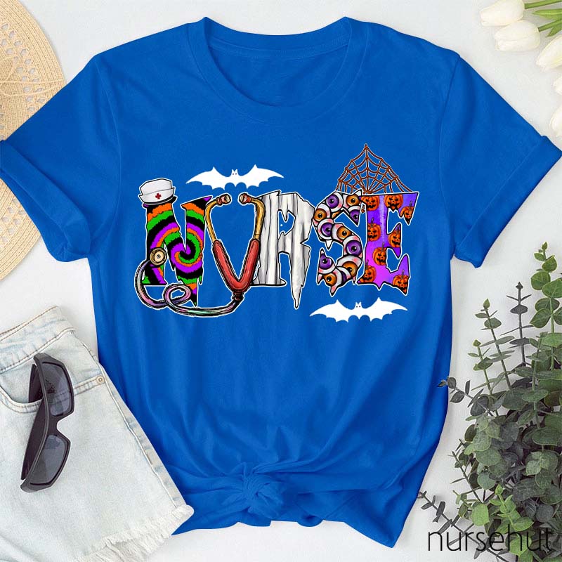 Spooky Halloween Nurse T-Shirt