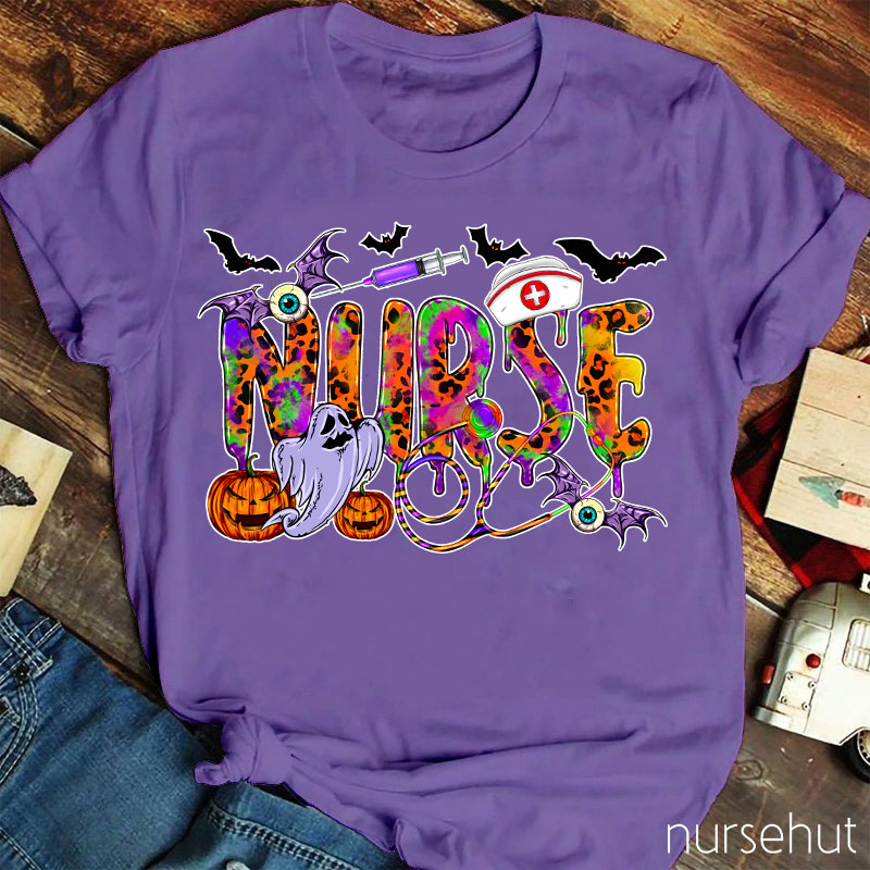 Halloween Elements Nurse T-Shirt