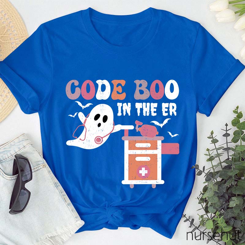 Code Boo In The ER Nurse T-Shirt