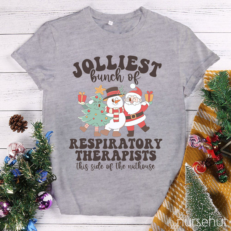 Personalized Jolliest Bunch Of  Nurse T-Shirt