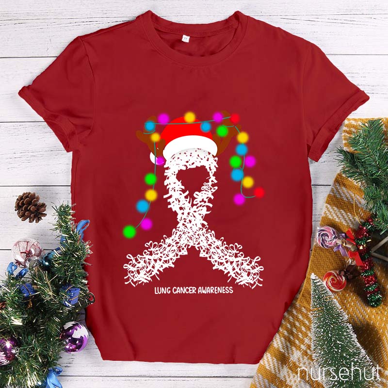 Lung Cancer Awareness Nurse T-Shirt