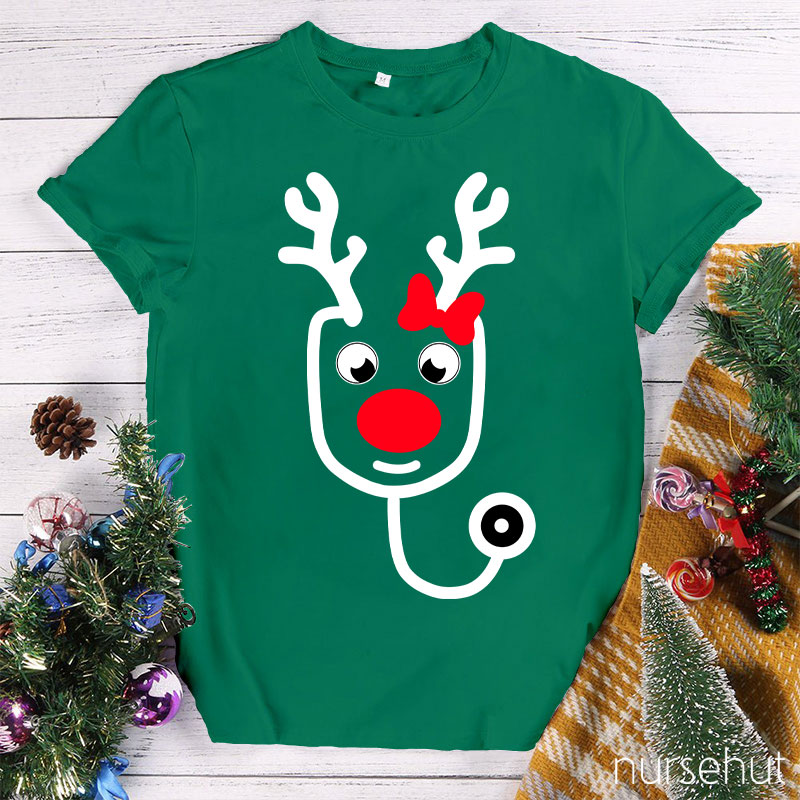 An Elk Stethoscope Nurse T-Shirt