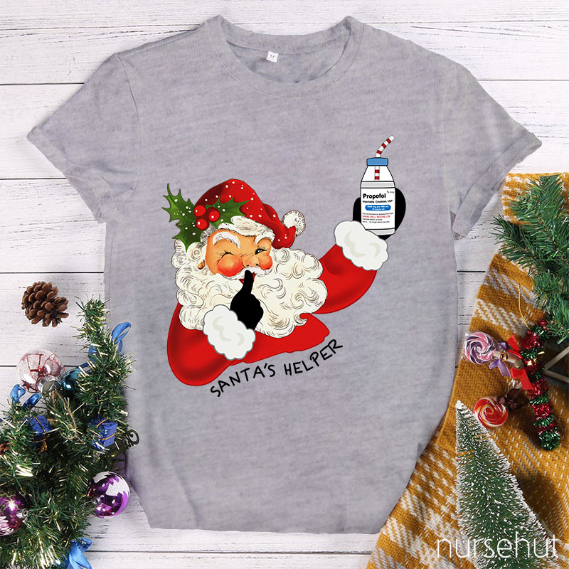 Santa's Helper Nurse T-Shirt