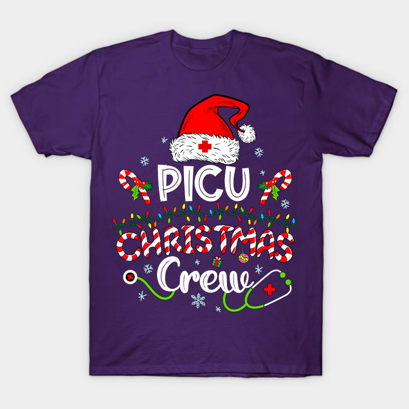 Personalized Christmas Crew Nurse T-Shirt