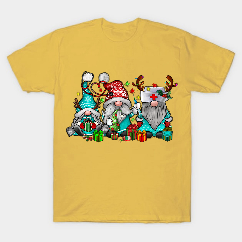 Christmas Gnome Nurse T-Shirt