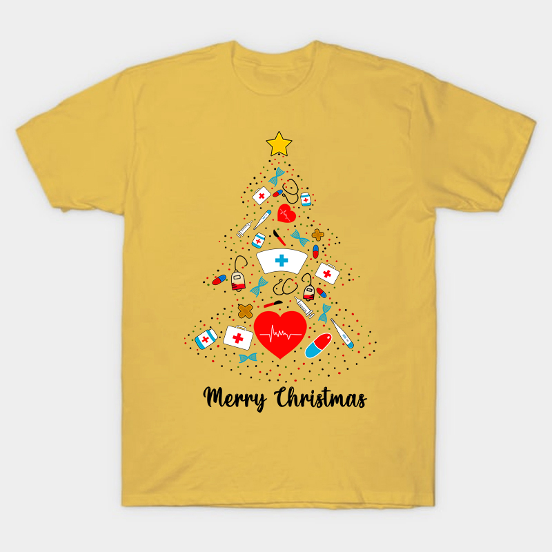 This Is The Nurse's Christmas Tree Nurse T-Shirt
