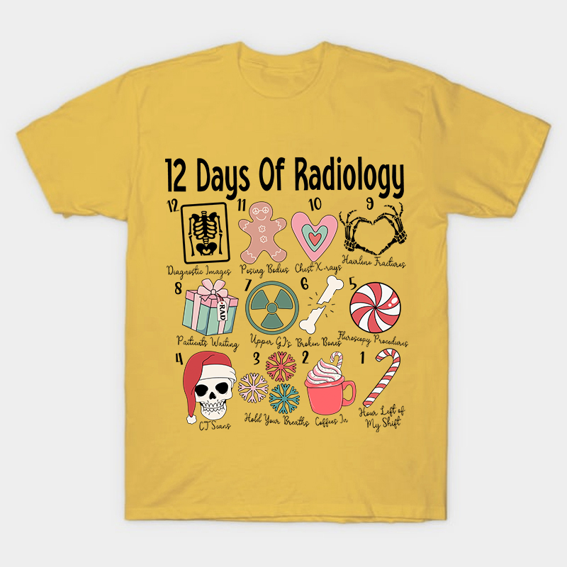 12 Days Of Radiology Nurse T-Shirt