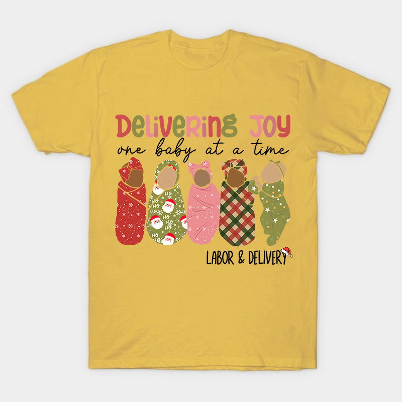 Delivering Joy One Baby At A Time Nurse T-Shirt