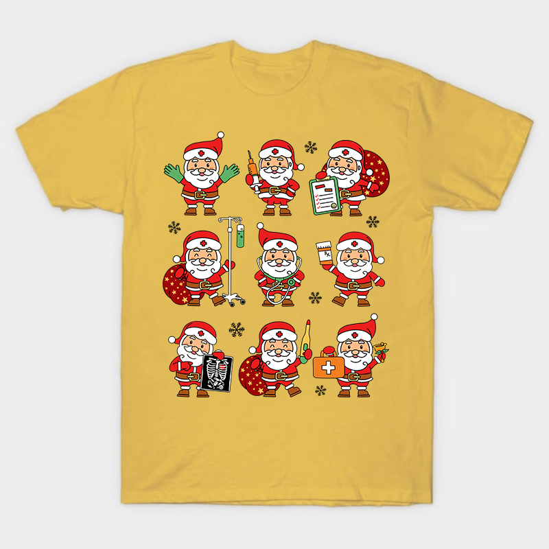 Christmas Santa Nurse T-Shirt