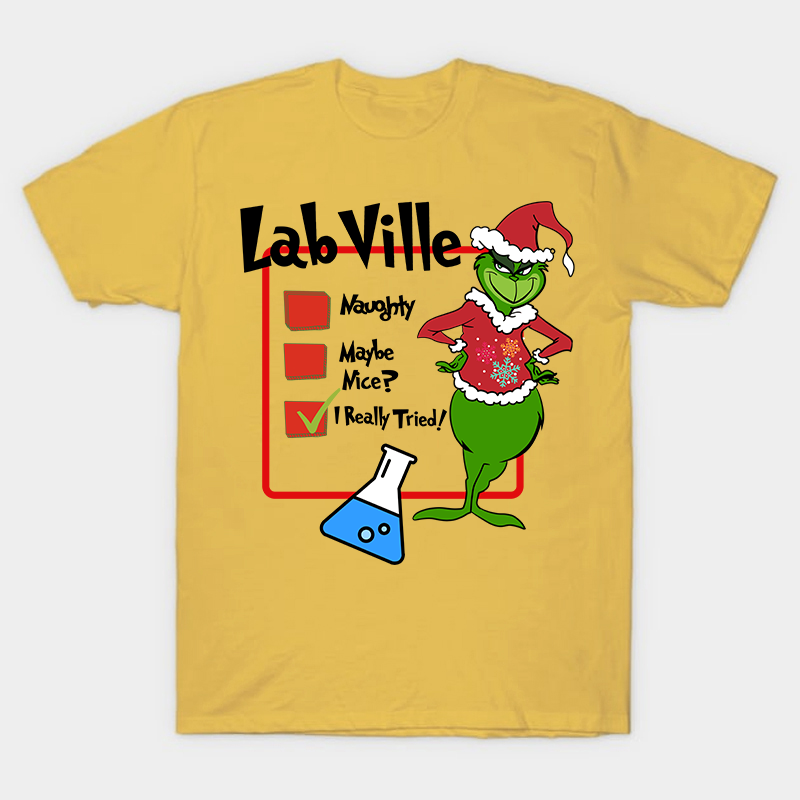 Labville I Really Tried Nurse T-Shirt
